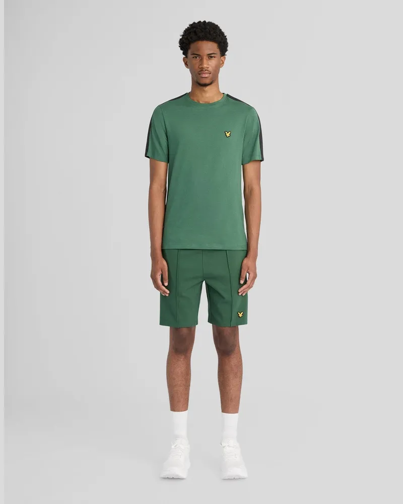 Lyle & Scott Padel-Shorts mit Tape-Details Grün