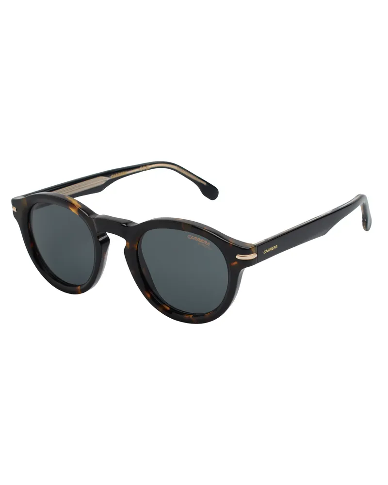 Carrera Runde Acetat-Sonnenbrille 306S für Damen und Herren Braun