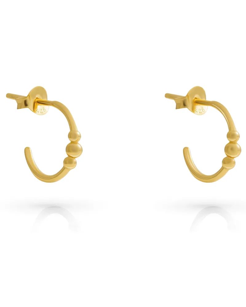 Orphelia Chloe' Creolen für Damen aus 925er Sterlingsilber - Gold ZO-7555/G Gold