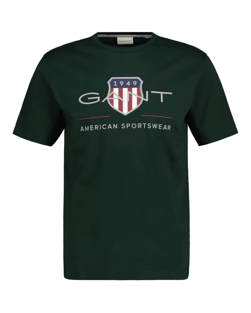 Gant Reg Archive Shield T-Shirt Dunkelgrün