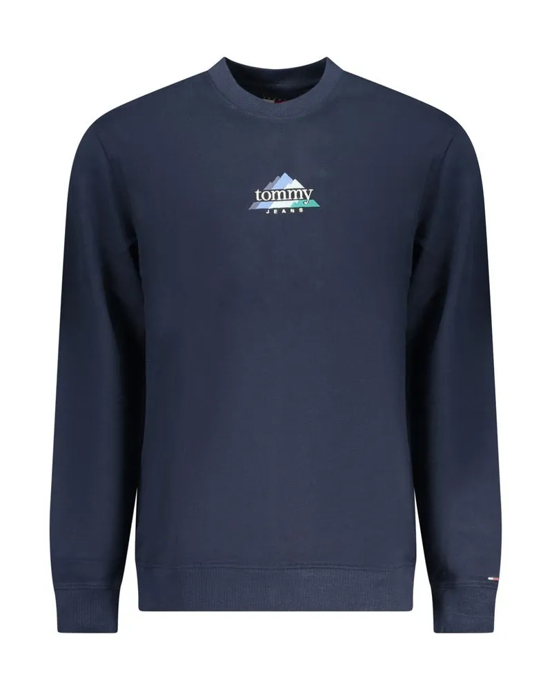 Tommy Hilfiger Blauer Baumwollpullover für Herren Blau