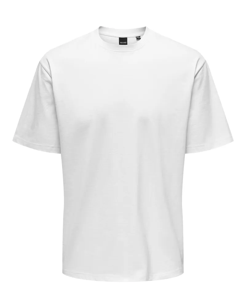 Only & Sons T-Shirt Weiß