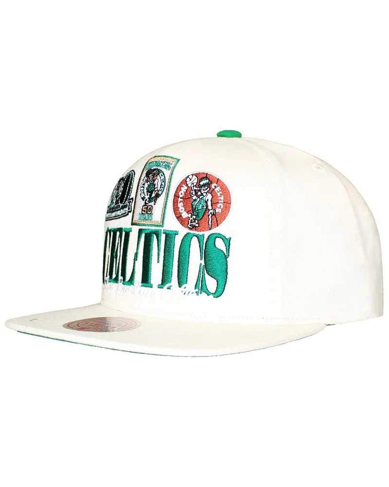 Mitchell & Ness NBA Boston Celtics Reframe Retro Cap Wollweiß