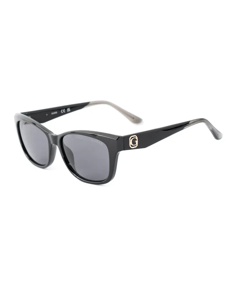 Guess schwarze Harz-Sonnenbrille Schwarz