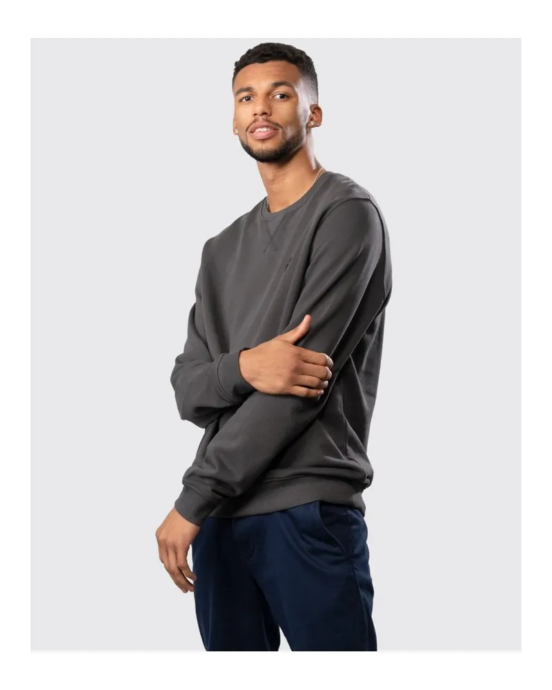 Lyle & Scott Lyle And Scott Sweatshirt mit Rundhalsausschnitt aus Bio-Baumwolle für Herren in Grau Dunkelgrau