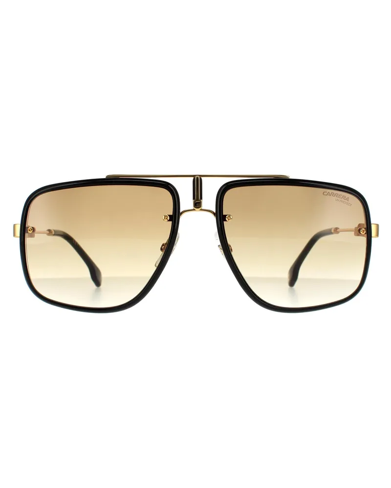 Carrera Aviator Unisex Gold Schwarz Braun Farbverlauf Schwarz