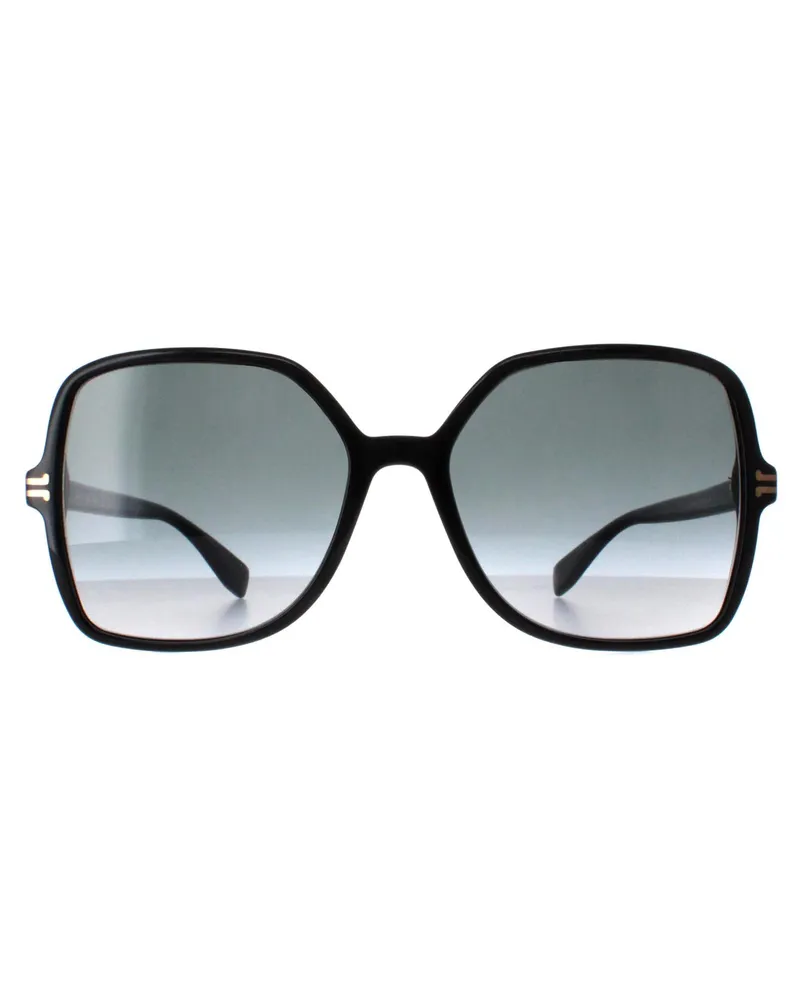 Marc Jacobs MJ 1105/S 807 9O glÃ¤nzende schwarze dunkelgraue Sonnenbrille mit Farbverlauf Schwarz