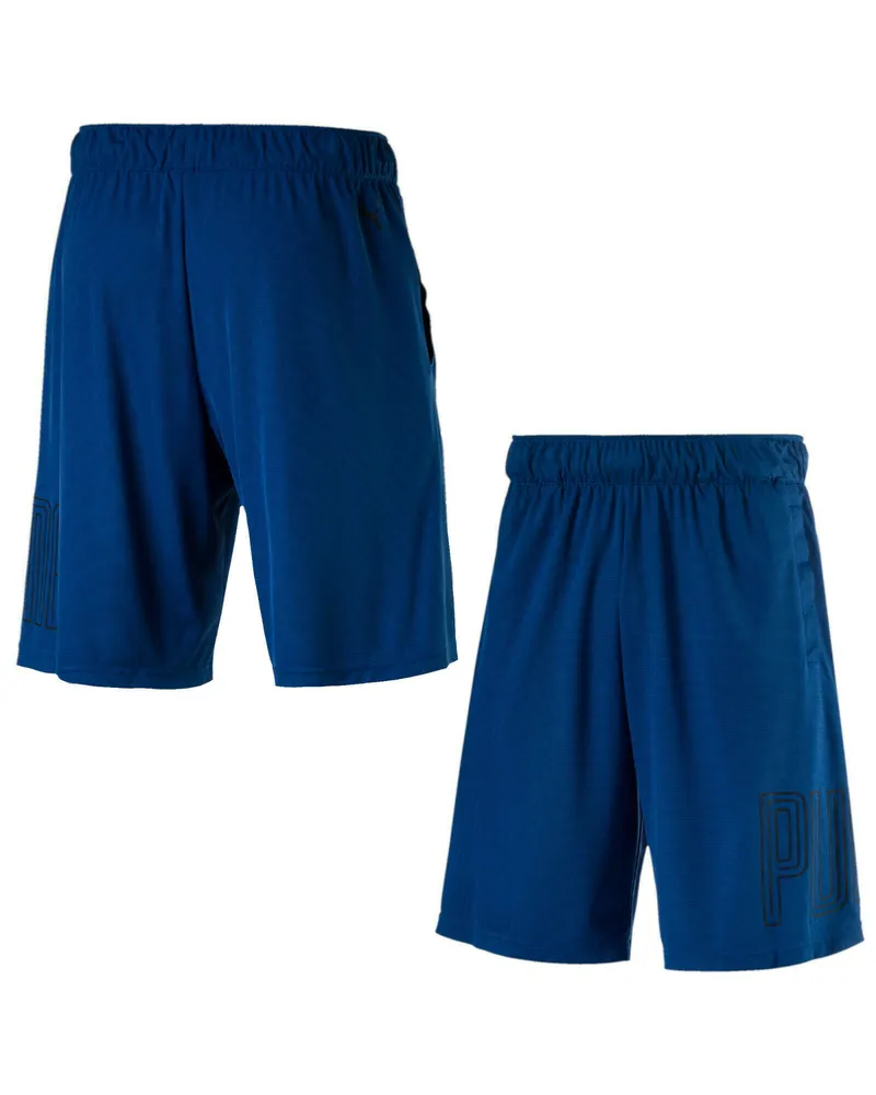 Puma Motion Flex 10 "grafische elastische Taillen -Herren -Shorts Blau 515174 02 A60E Blau