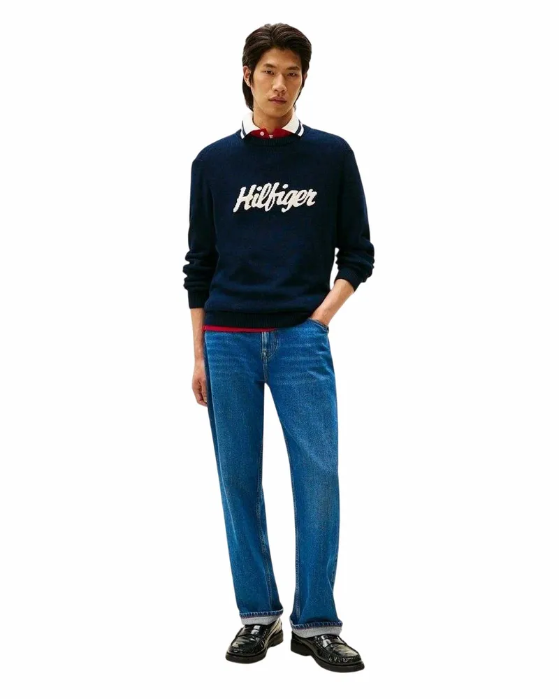 Tommy Hilfiger Sweatshirt für Herren (Nachtmarine Marineblau