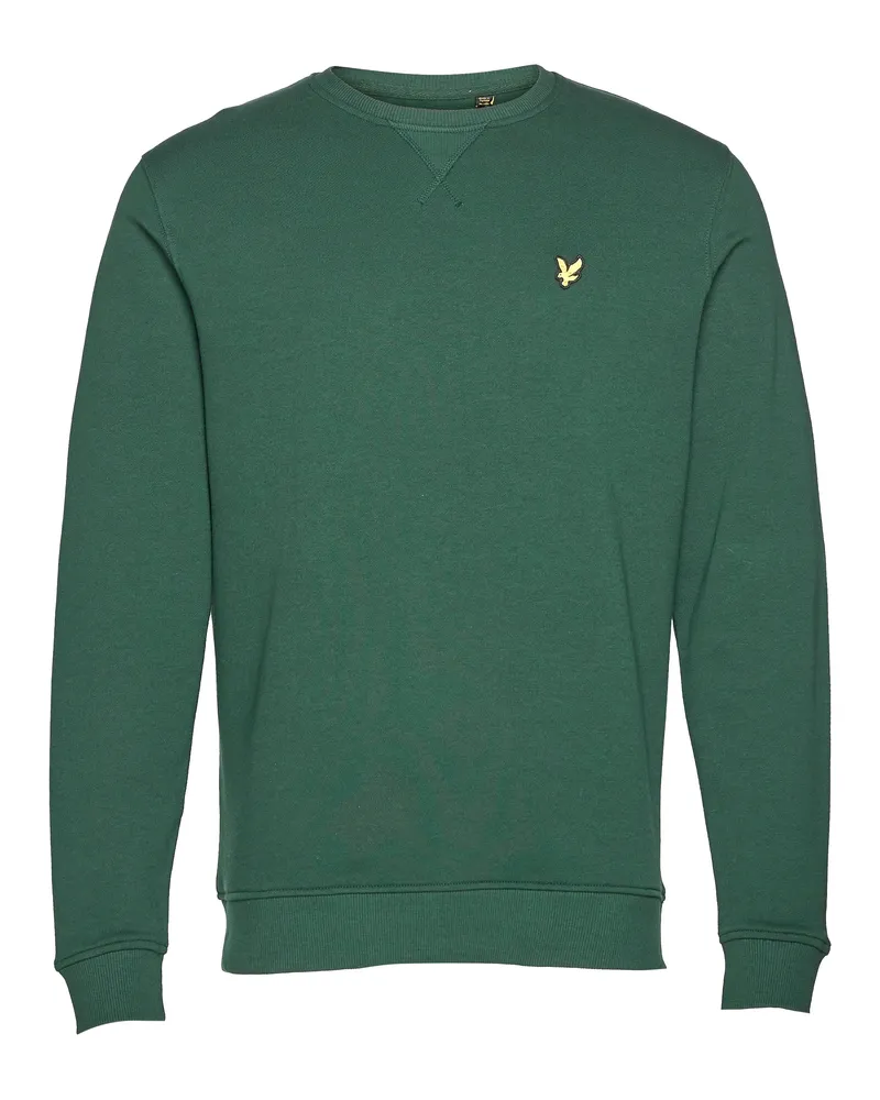Lyle & Scott Pullover Sweatshirt mit Rundhalsausschnitt Grün Grün