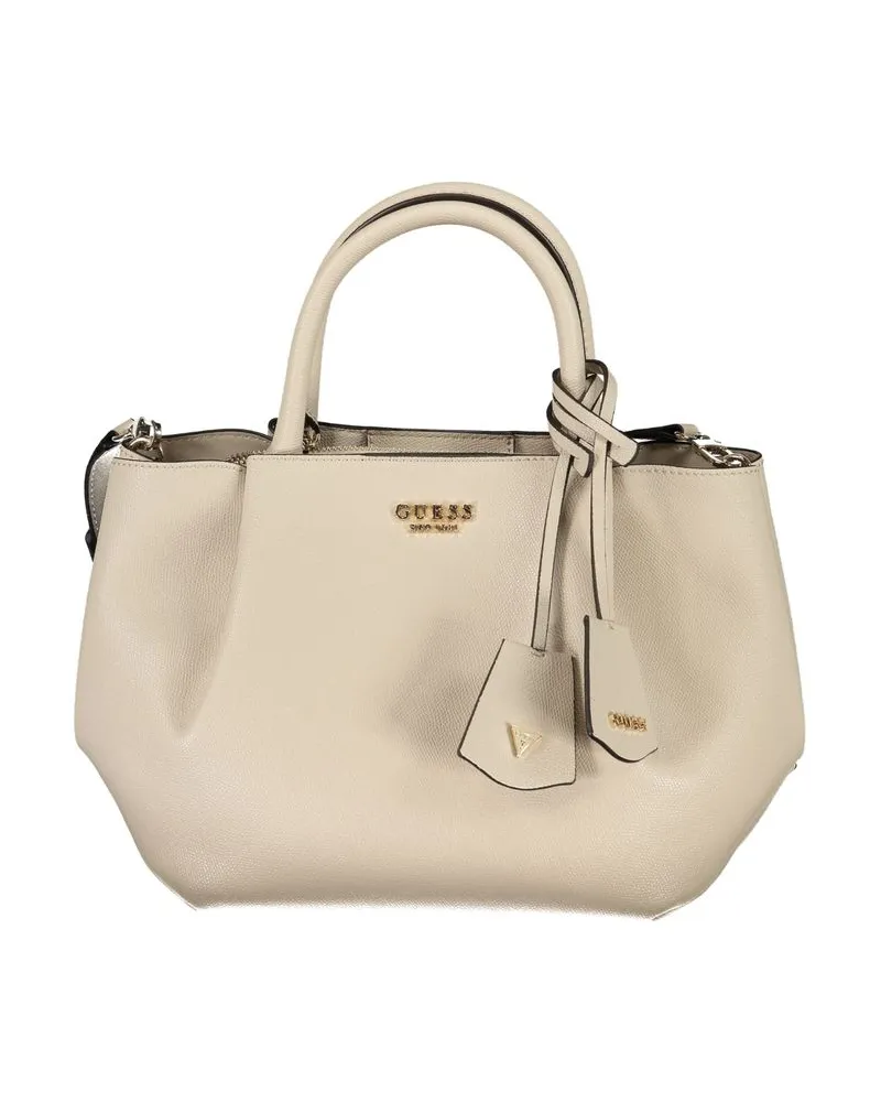 Guess Beige Polyethylen-Handtasche Beige