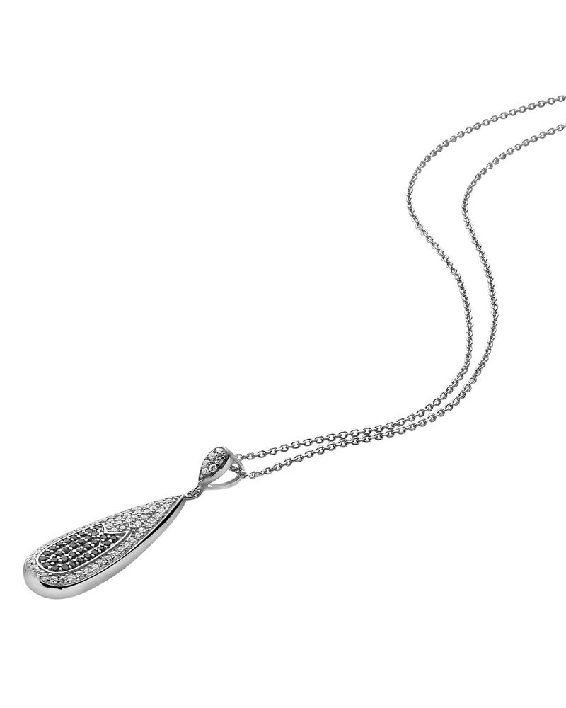Orphelia Damen-Kette aus 925er Sterlingsilber mit Anhänger – Silber ZH-4798 Silber