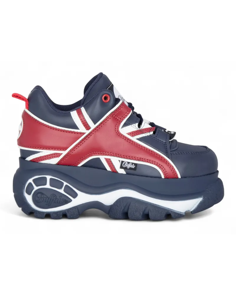 Buffalo Damen-Sneaker mit klobiger Plateausohle, Modell 1339-14 - Rot Rot