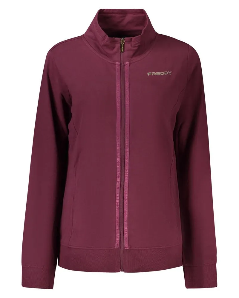 Freddy Viola Baumwoll Damen Sweatshirt Rot