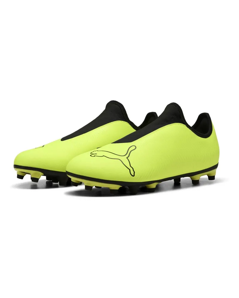 Puma Finesse" Fußballschuhe mit festem Boden für Herren, Leder (Gelb/Schwarz Gelb