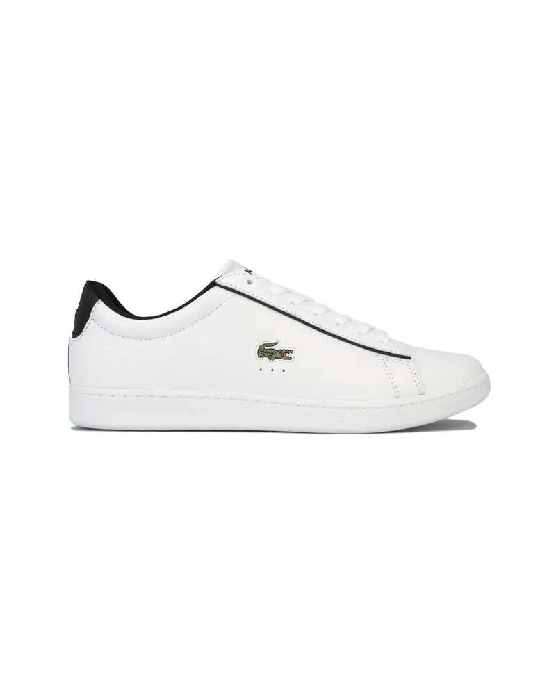 Lacoste Sneakers aus Leder Carnaby Evo Tumbled Weiß