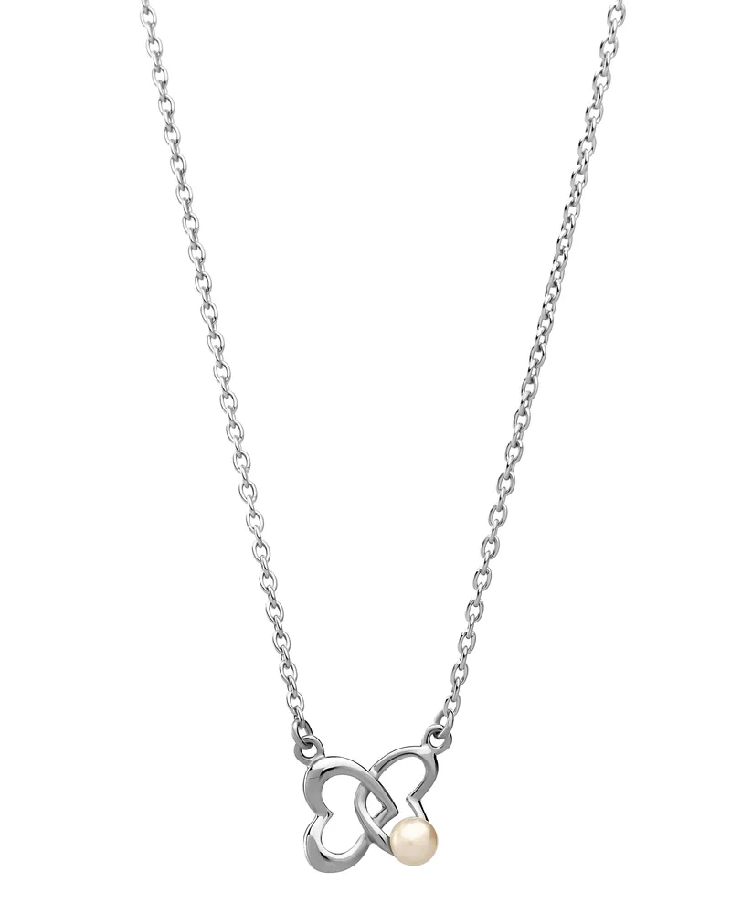 Orphelia Lili' Damen 925 Sterling Silber Set: Kettenanhänger + Ohrringe - Silber SET-7513 Silber