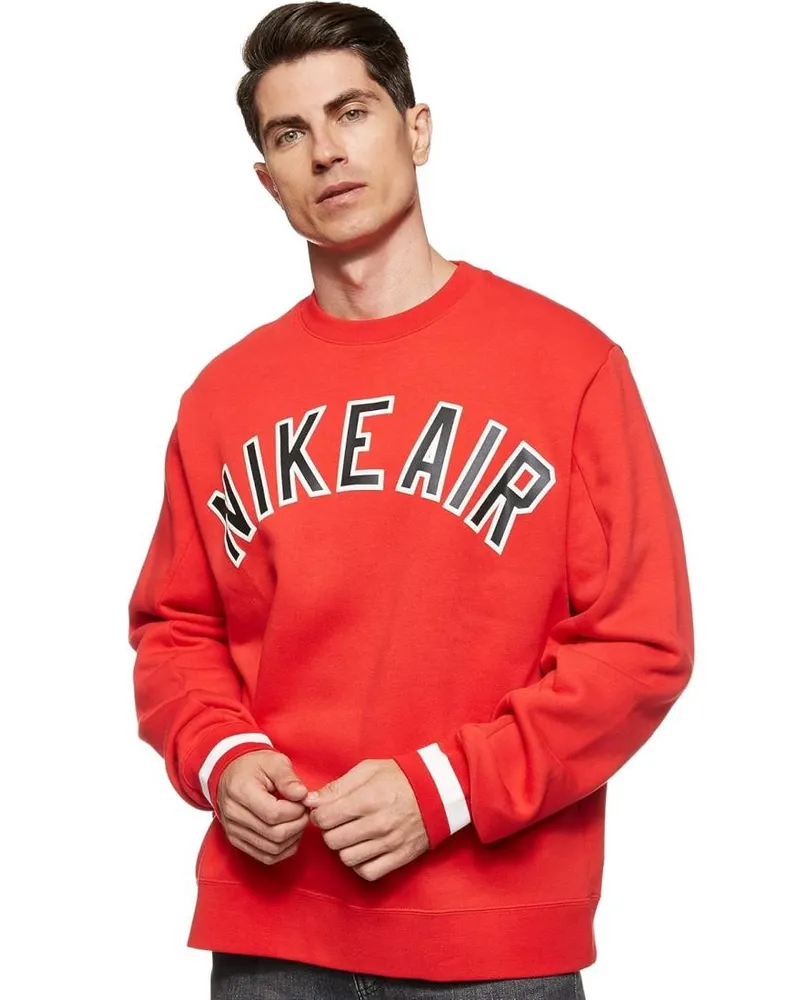 Nike Air Fleece Crew Sweatshirt - Rot Rot
