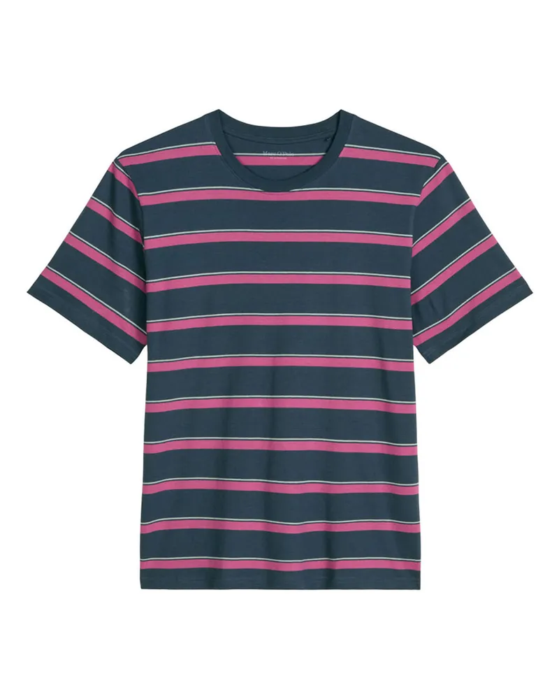 Marc O'Polo Marc O'Polo Herren T-Shirt Mix N MatchTee Shirt, Kurzarmshirt, Basic Shirt Dunkelblau