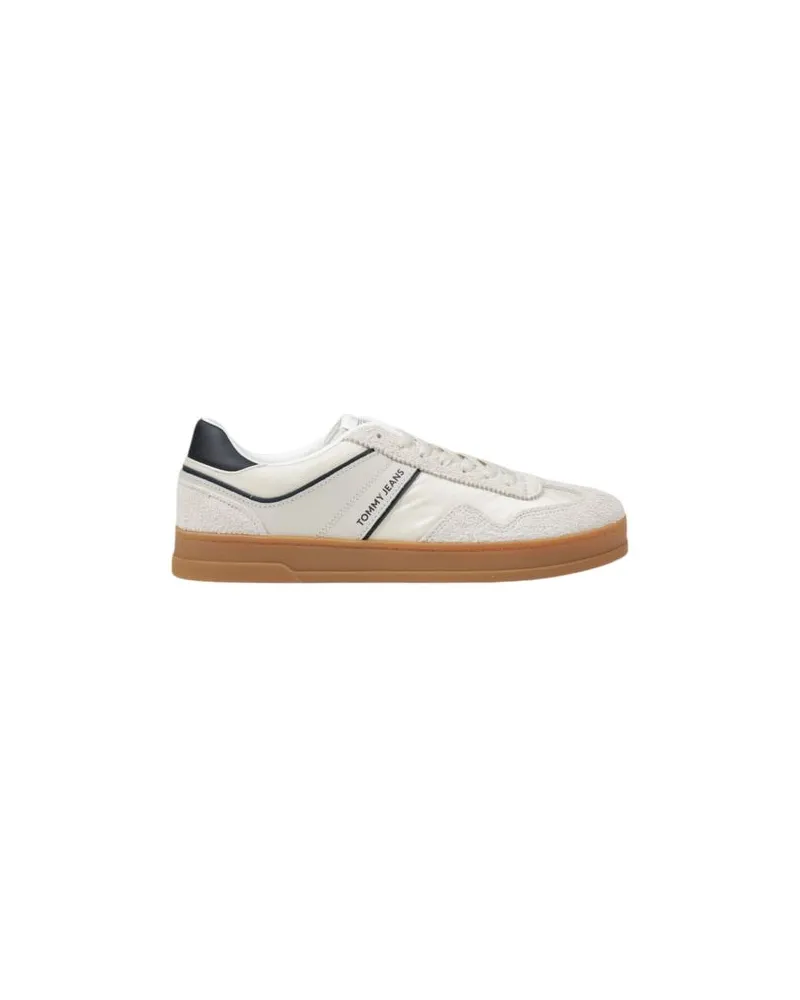 Tommy Hilfiger Tommy Hilfiger Jeans Cremeleder Low Top Sneakers Creme