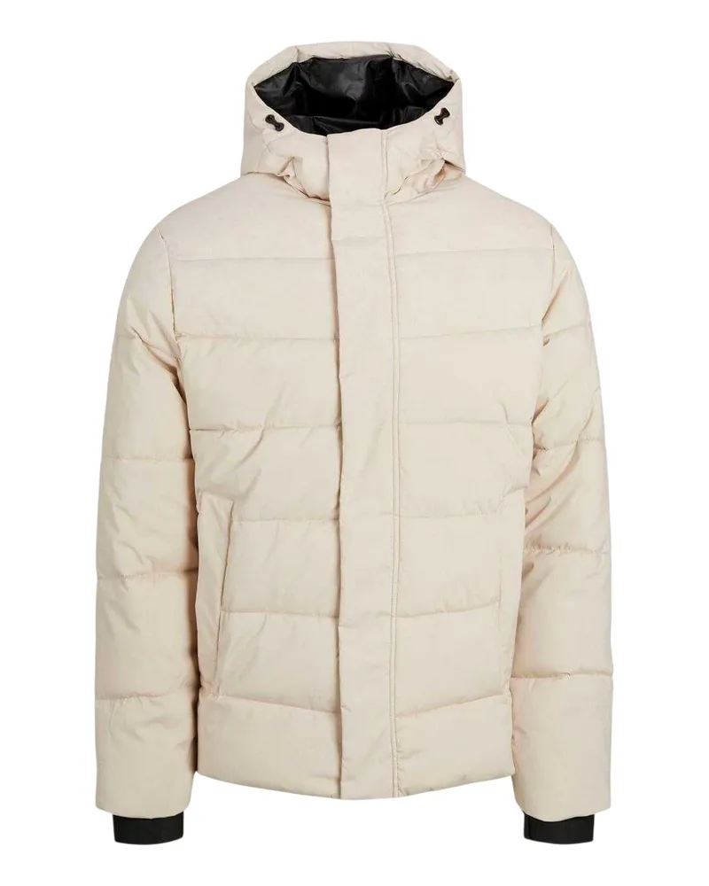 Jack & Jones Jack And Jones - Steppjacke für Herren, mit Kapuze, gerippt (Mondstrahl Khaki