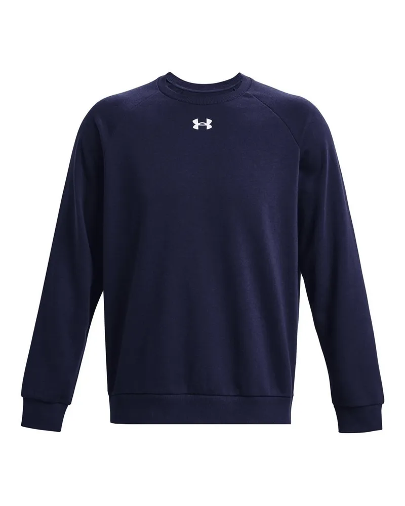 Under Armour Rival" Sweatshirt Rundhalsausschnitt für Herren/Damen Unisex (Mitternachtsblau/Weiß Marineblau