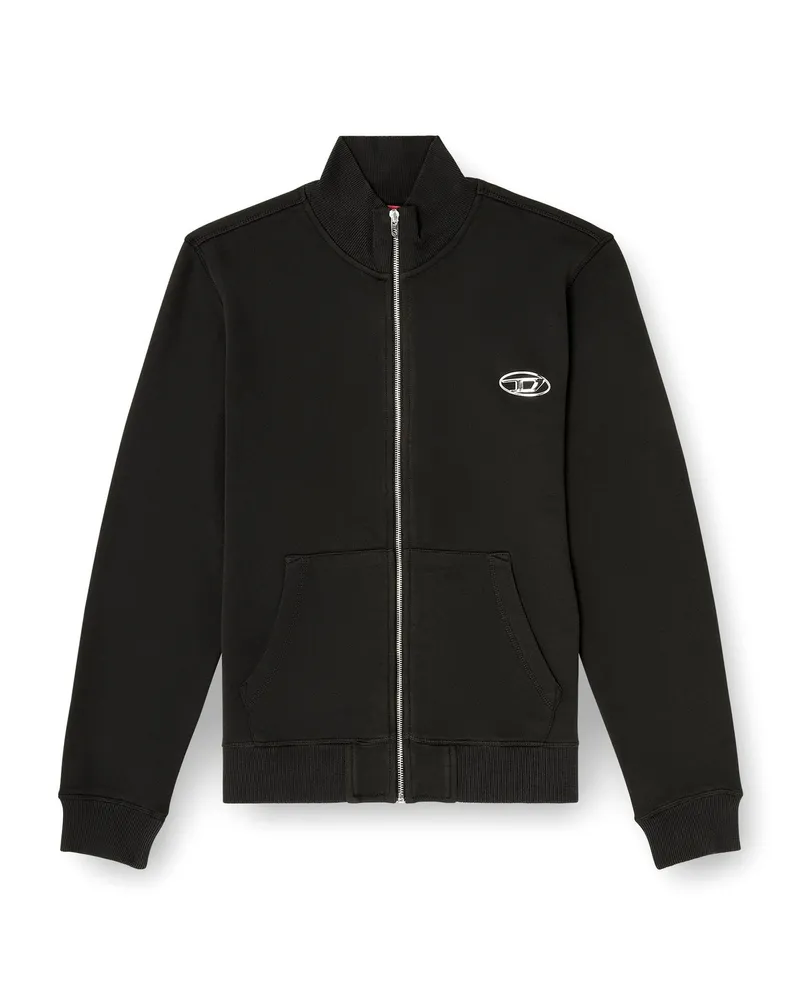 Diesel Sweatjacke - Schwarz Schwarz