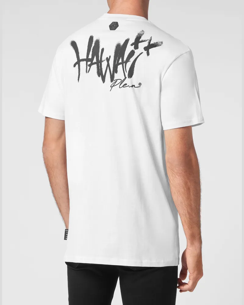 Philipp Plein T-Shirt Hawaii Weiß