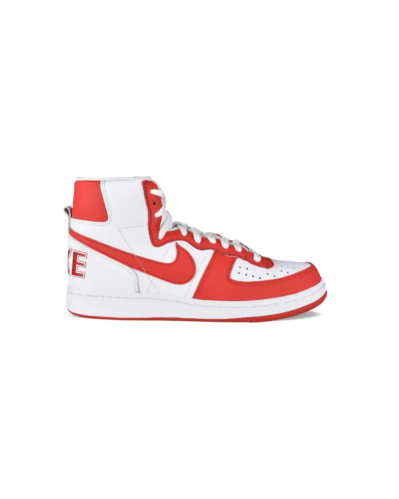 Comme des Garçons Hohe Sneakers Terminator Weiß Weiß