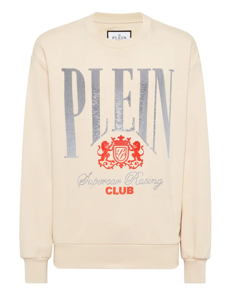 Philipp Plein Sweatshirt Racing Beige