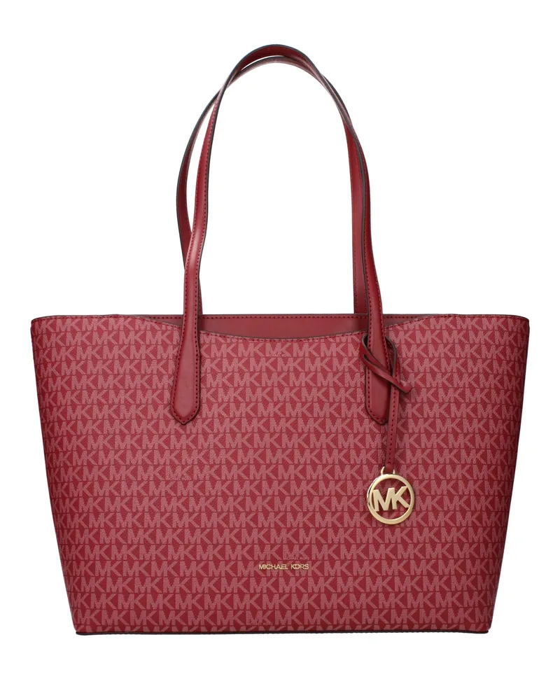 Michael Kors Stoff-Schultertasche - Rot Rot
