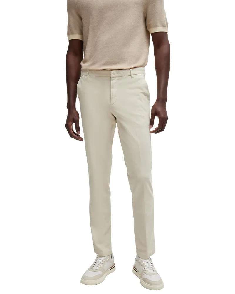 HUGO BOSS Kaito1" Chino für Herren , Leger (Weiß Weiß