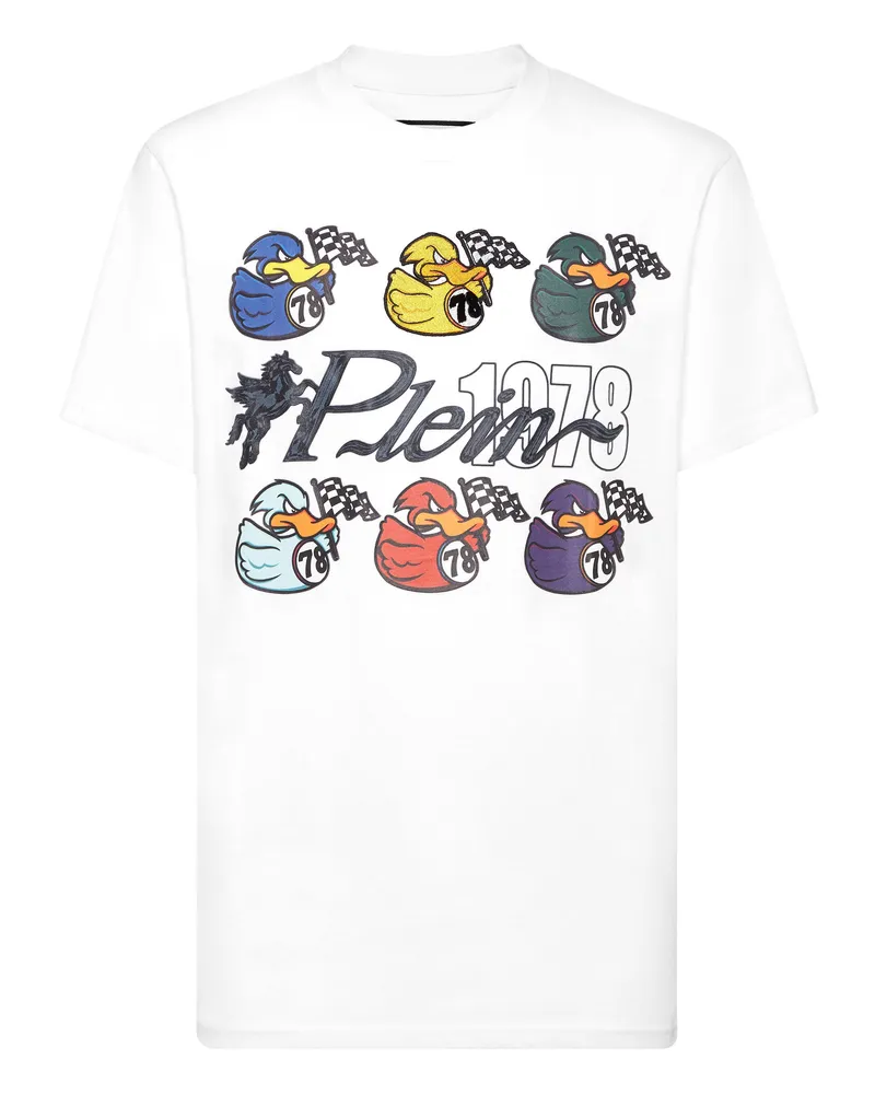 Philipp Plein T-Shirt Duck Weiß
