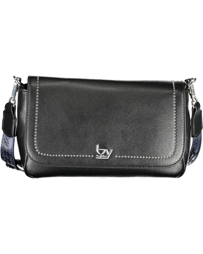 Byblos By17027 Leder Schultertasche Schwarz