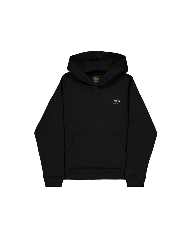 Alpha Industries Basic Small Logo TPU Hoodie Schwarz