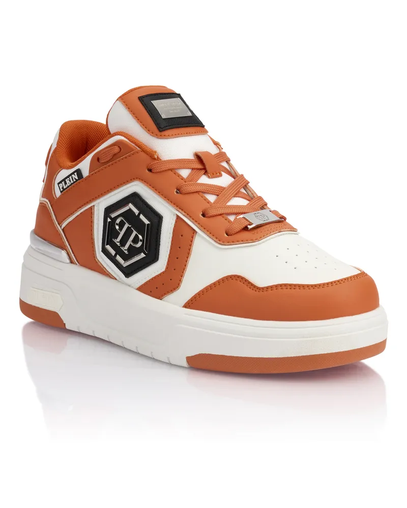 Philipp Plein Low-Top Sneakers Sk8R Orange