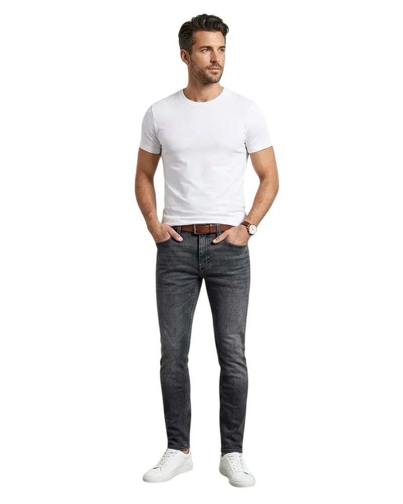 HUGO BOSS Delaware" Jeans für Herren (Mittelgrau Grau