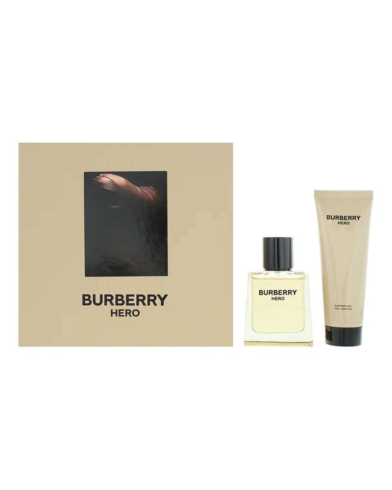 Burberry Hero für Männer Eau de Toilette 50ml + Duschgel 75ml Geschenkset für ihn 