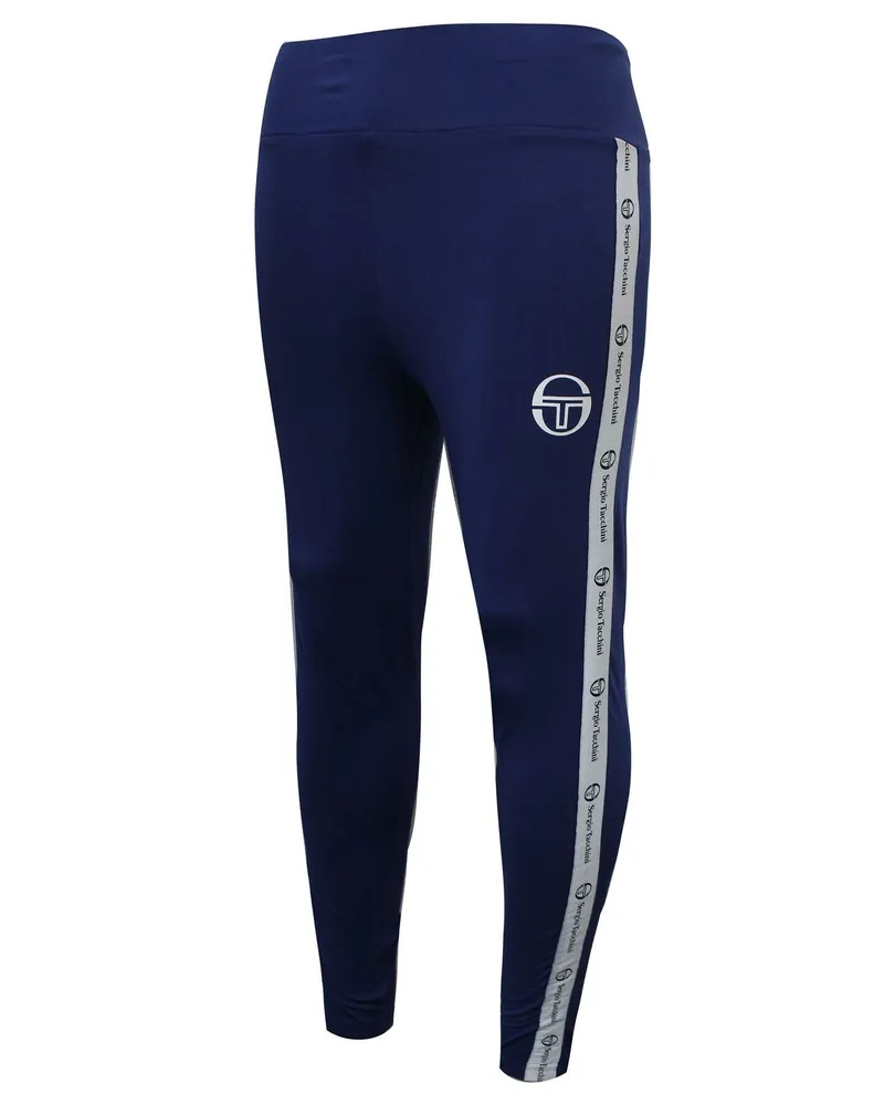 Sergio Tacchini Jola Leggings Womens Clace Casual Gymhose 38079 214 Blau