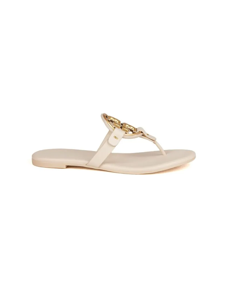 Tory Burch Sandalen Neu Creme / Gold Creme