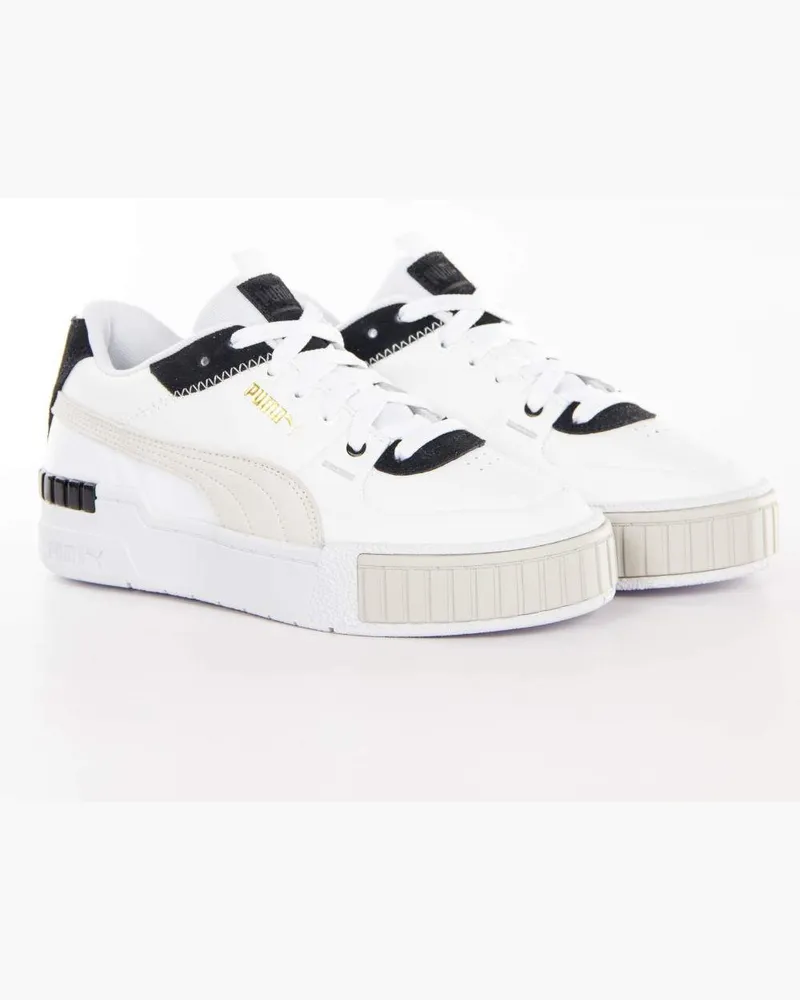 Puma Femme Cali Sport Mix Basketballschuhe Weiß