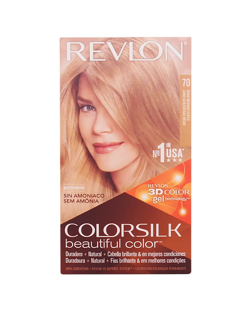 Revlon Colorsilk Tinte #70-rubio Medio Ceniza 