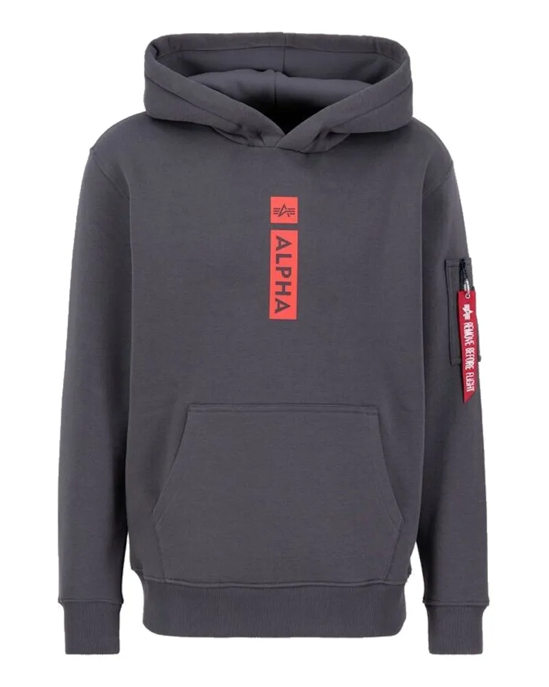 Alpha Industries Kapuzenpullover Grau