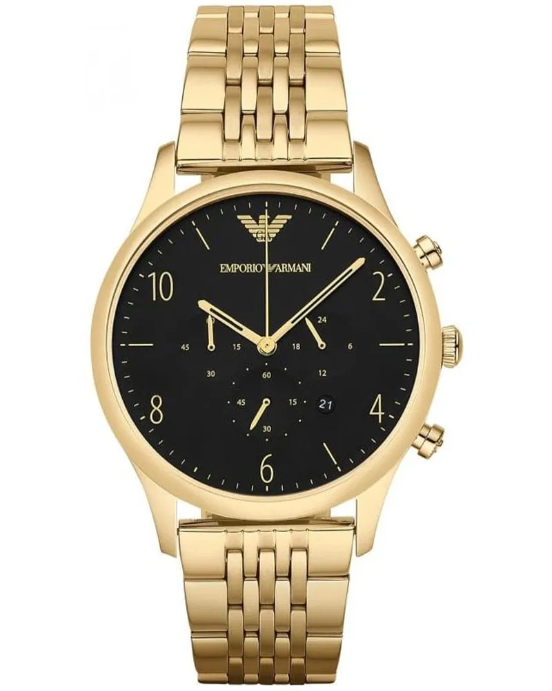 Emporio Armani AR1893 Beta Gold Chronograph Herrenuhr Gold