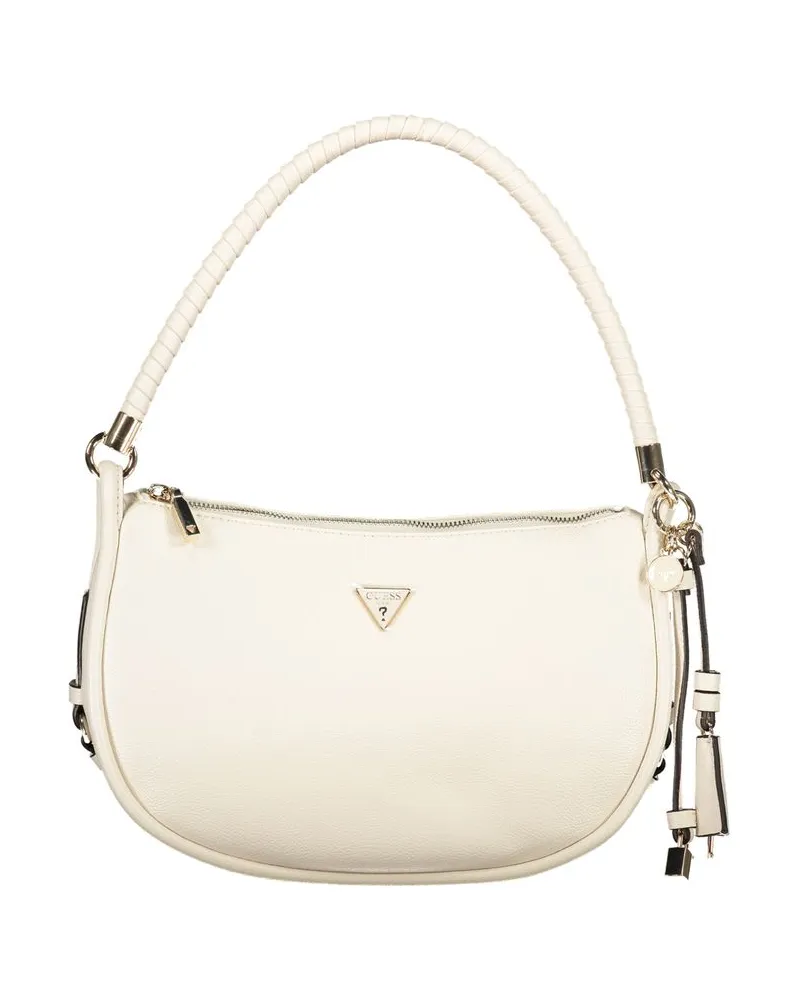 Guess Weiße Polyurethan Damenhandtasche Weiß