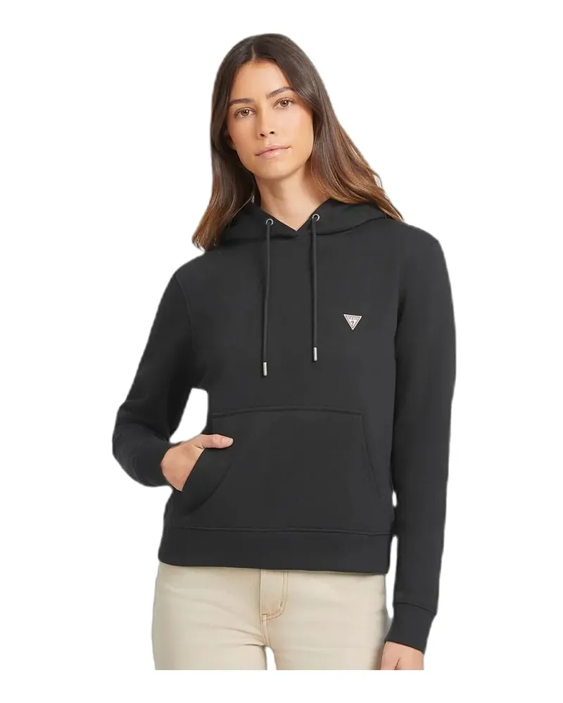 Guess Damen Mini-Sweatshirt G Schwarz