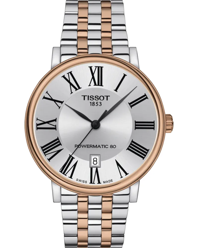 Tissot Carson Premium Powermatic 80 Herren Multifunktionsuhr T1224072203300 Mehrfarbig