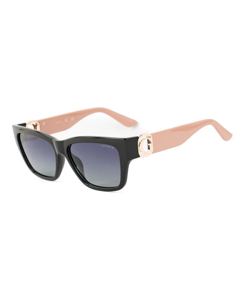 Guess Sonnenbrille aus schwarzem Harz Schwarz