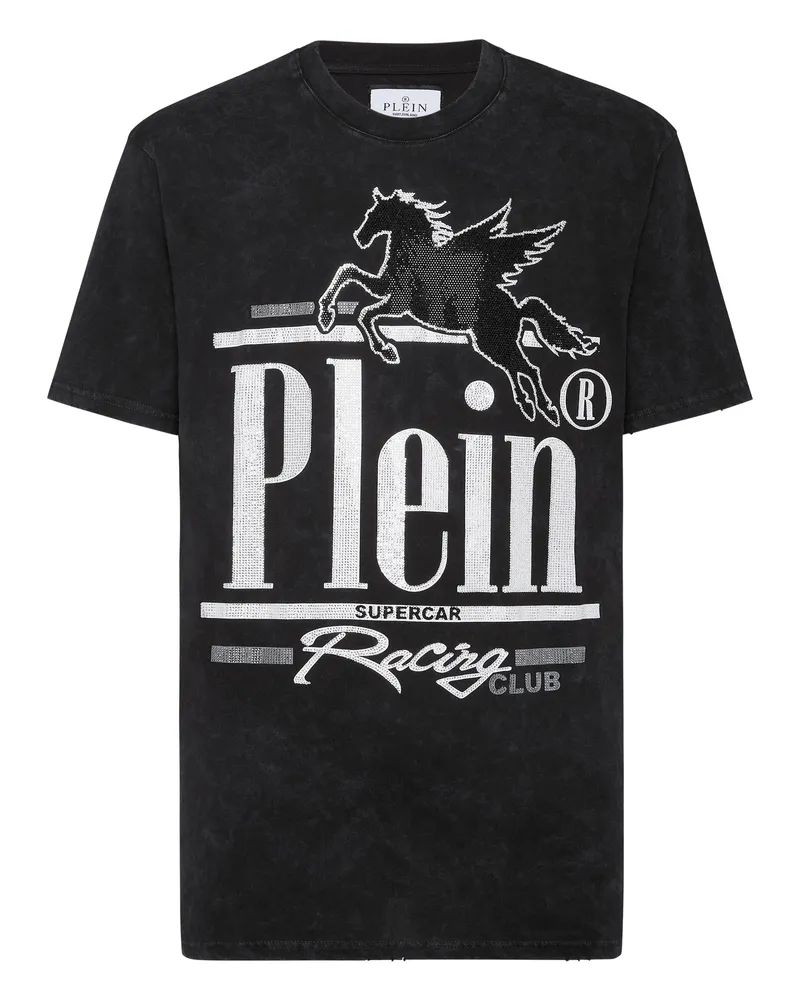 Philipp Plein T-Shirt Racing Schwarz