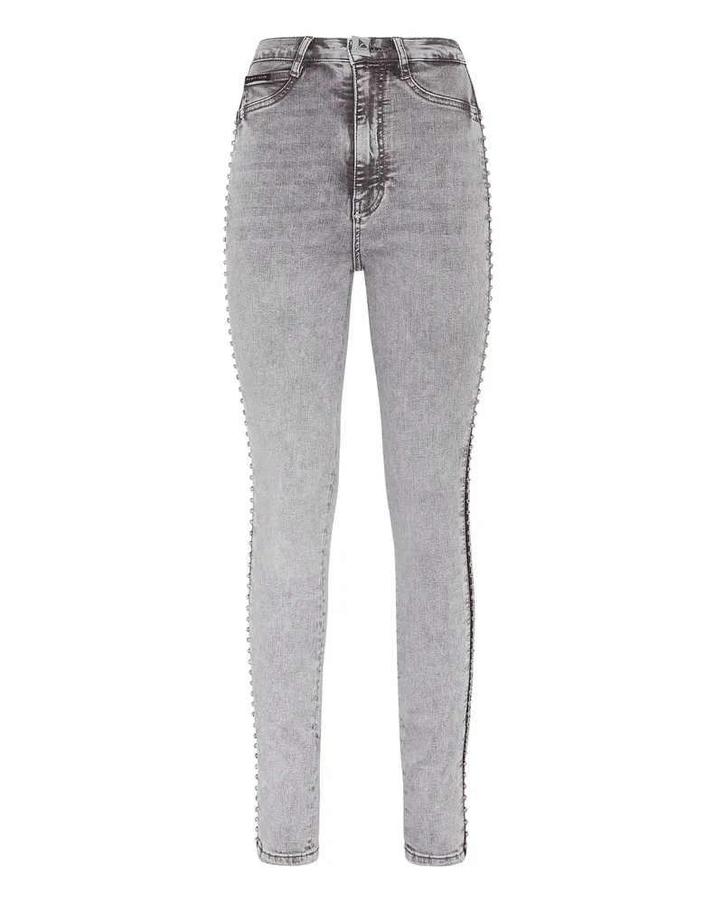 Philipp Plein Jeggings Grau